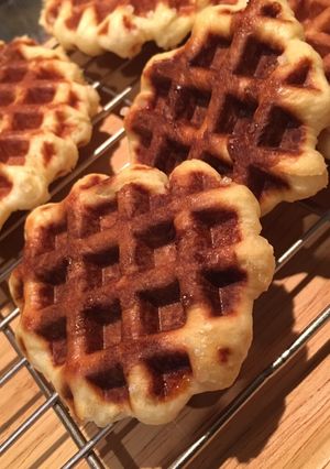 炊飯器で簡単発酵！ベルギーワッフル-レシピのメイン写真