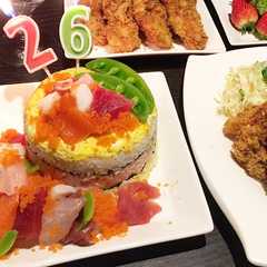 お誕生日に簡単☆寿司ケーキ-レシピのメイン写真