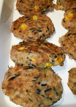 アレルギー 幼児食 豚ひき肉のハンバーグ-レシピのメイン写真