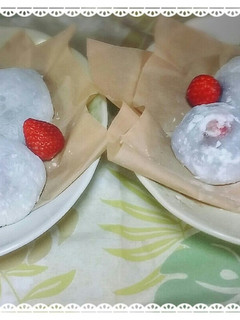 ぎゅぎゅ牛肥De♦季節のイチゴ☺大福♦-レシピのメイン写真