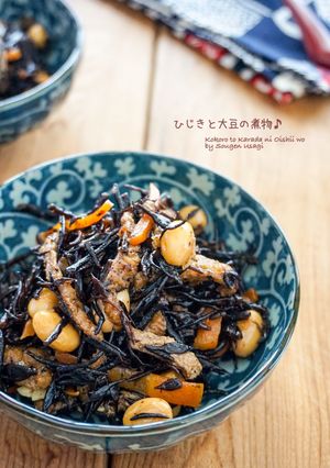 乾物で常備菜☆ひじきと大豆の煮物-レシピのメイン写真