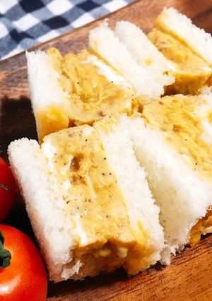 ファインスパイス入り厚焼き玉子サンド-レシピのメイン写真