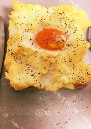 朝ごはんに！エッグインクラウド-レシピのメイン写真
