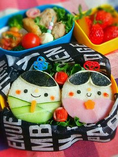 サンドイッチで簡単♡ひな祭りキャラ弁-レシピのメイン写真
