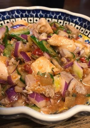 鷄胸肉のサルサソース和え-レシピのメイン写真