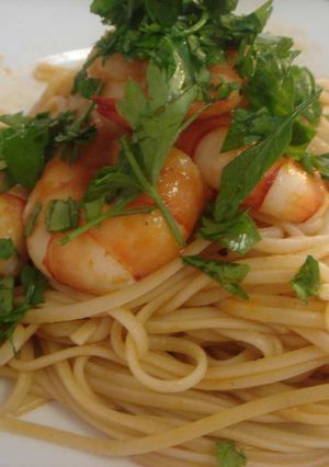 エビの風味たっぷり♪えびパスタ-レシピのメイン写真
