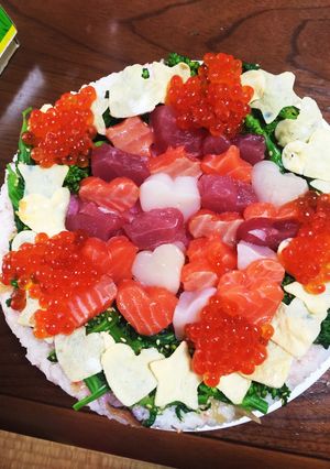 ケーキちらし寿司-レシピのメイン写真