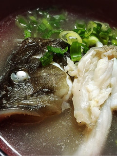 クエのアラ汁(潮汁)☆-レシピのメイン写真