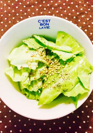 簡単★即席★旨ダレ塩キャベツ★3分で-レシピのメイン写真