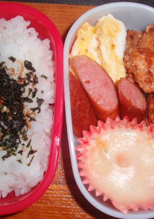 朝の１０分お弁当！急いでいるときに-レシピのメイン写真