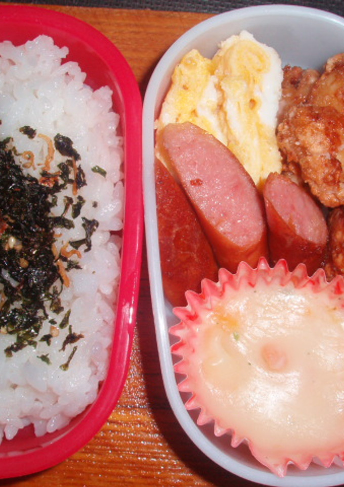 朝の１０分お弁当！急いでいるときに-レシピのメイン写真