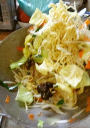 最強のチタン鍋で中華焼きそば-レシピのメイン写真