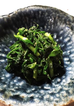 超簡単ニラの中華和え☆大量消費☆春菊でも-レシピのメイン写真
