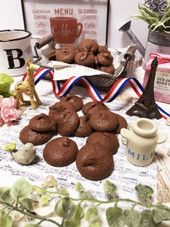 材料3つ♡サックリ食感な焼きチョコ♡♡-レシピのメイン写真