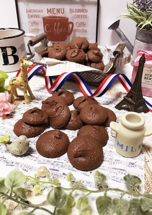 材料3つ♡サックリ食感な焼きチョコ♡♡-レシピのメイン写真
