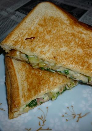 ハモンセラーノとセロリのホットサンド-レシピのメイン写真