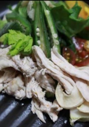 食の山梨：甲州もっちぎりサラダ盛り-レシピのメイン写真