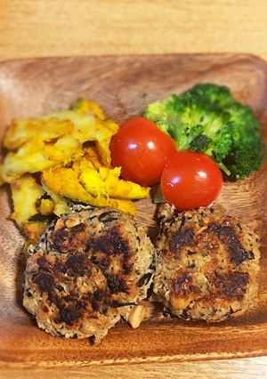 簡単子供も大好き♡大豆とひじきハンバーグ-レシピのメイン写真