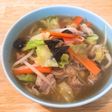 餃子の王将 生麺(塩味)でサンマーメン