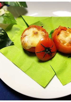 トマトのまるごとグラタン-レシピのメイン写真
