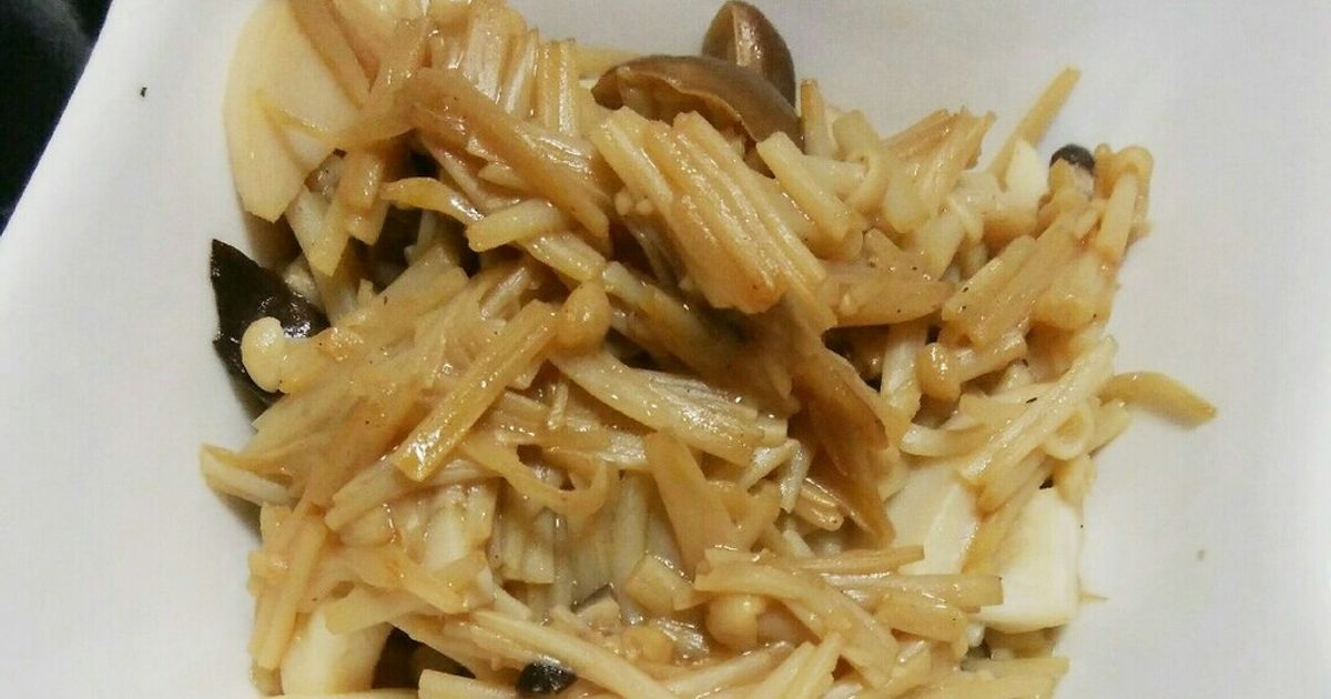 厚切りハムときのこ炒め by こまつな＠料理初級 【クックパッド】 簡単