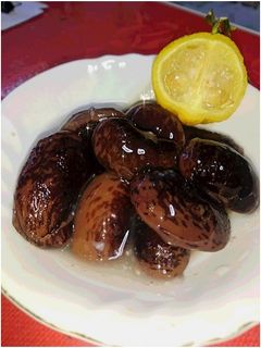 食の山梨:柚子風味の花豆の煮豆-レシピのメイン写真