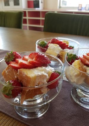 簡単ストロベリーケーキ-レシピのメイン写真