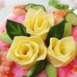 色々バリエ♡簡単スライスチーズバラの花