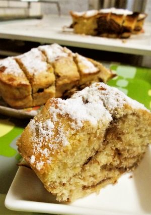 上新粉入り、バナナチョコパウンドケーキ♡-レシピのメイン写真