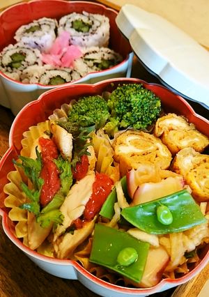 梅✿花見お弁当-レシピのメイン写真