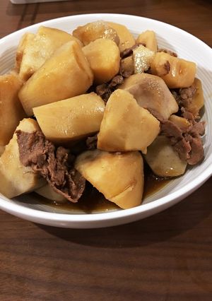 牛肉と里芋のオイスターソース煮-レシピのメイン写真