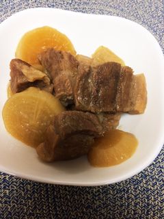 圧力鍋を使わない冷凍大根で豚の角煮♪-レシピのメイン写真