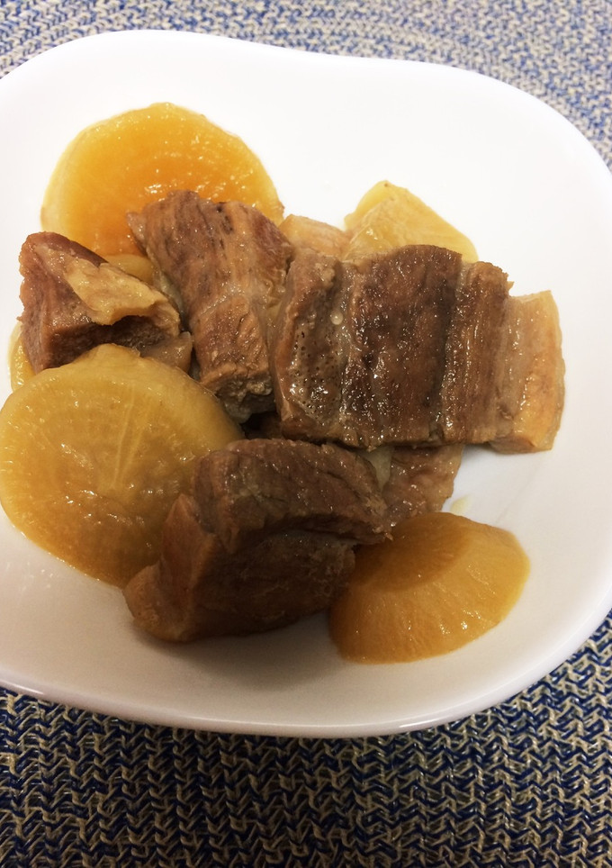 圧力鍋を使わない冷凍大根で豚の角煮♪-レシピのメイン写真