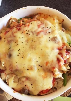 かんたん チーズドリア 電子レンジだけ-レシピのメイン写真