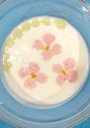 ブルガリアヨーグルトで遊ぼう!!春!-レシピのメイン写真