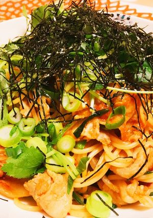 ♡豚キムチパスタ♡-レシピのメイン写真