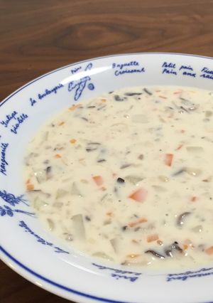 牛乳消費！きのこのシチュースープ-レシピのメイン写真