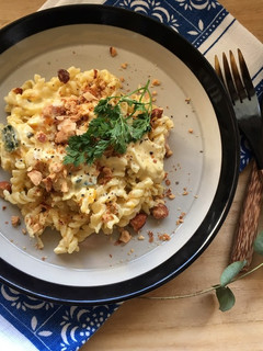 カボチャとベーコンのクリームパスタ-レシピのメイン写真
