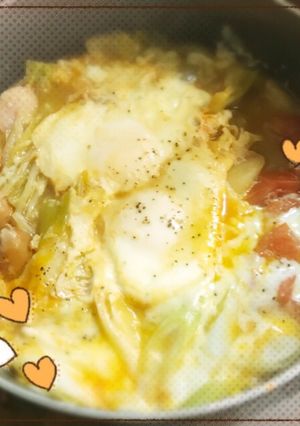 トマたま鍋♡-レシピのメイン写真
