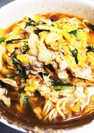 スタミナたっぷり☆キムチラーメン☆-レシピのメイン写真