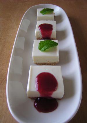 クリームレアチーズケーキ-レシピのメイン写真
