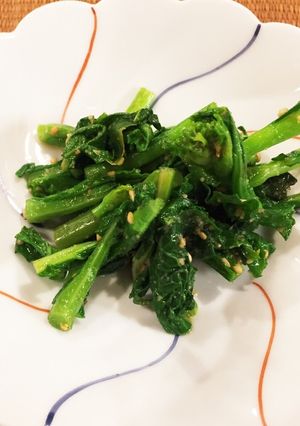 菜の花ははつゆ和え-レシピのメイン写真