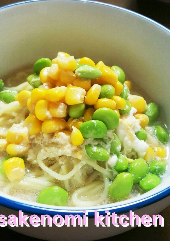 とっても簡単⭐かき玉とんこつラーメン-レシピのメイン写真