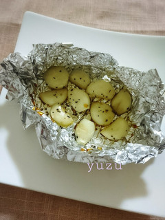 焼き肉やおつまみに!ガーリックホイル焼き-レシピのメイン写真
