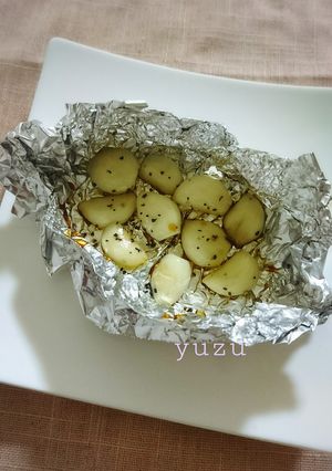 焼き肉やおつまみに！ガーリックホイル焼き-レシピのメイン写真