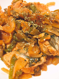 鯖のナポリタン風炒め-レシピのメイン写真