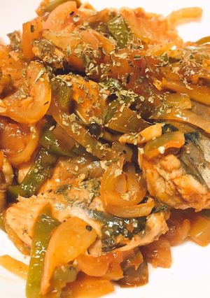 鯖のナポリタン風炒め-レシピのメイン写真