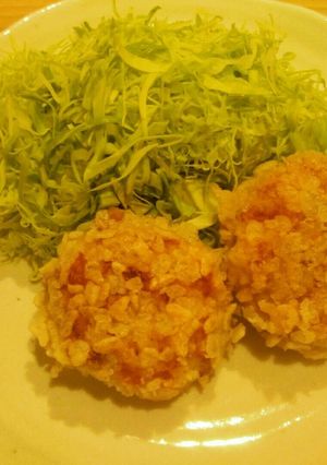 コーンフレークで揚げ焼きサクサクコロッケ-レシピのメイン写真