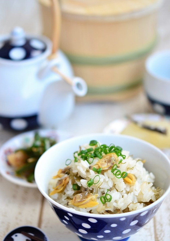 がごめきざみ昆布とあさりの炊き込みご飯-レシピのメイン写真