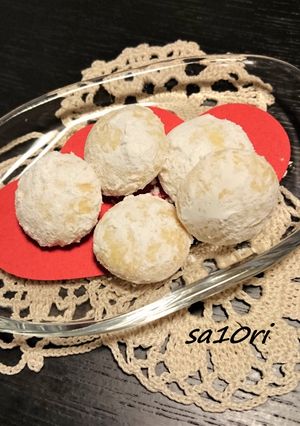 簡単！いろんな味のスノーボールクッキー-レシピのメイン写真